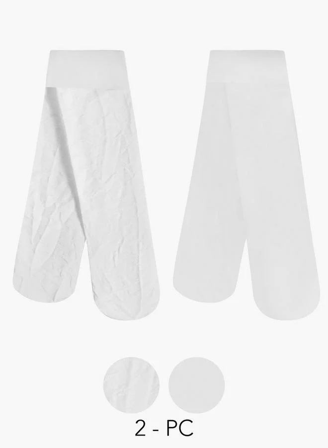 بيرفيت Pack Of 2 Girls School Tights